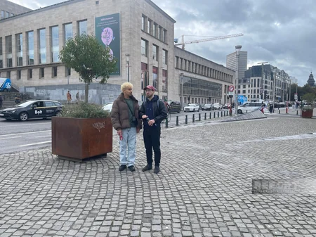 Brüsseldə aksiya iştirakçıları: İtkin düşmüş soydaşlarımız haqqında həqiqəti hər kəsə çatdırmaq istəyirik