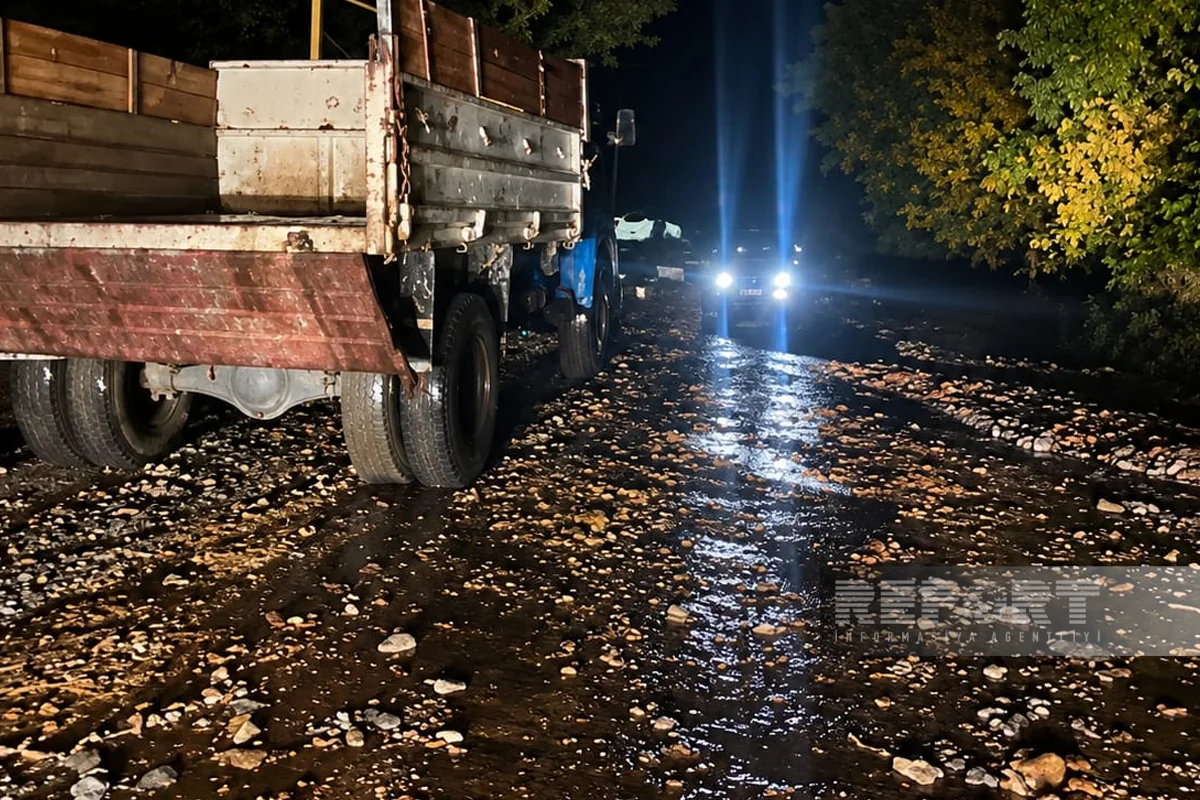 Ordubadın Dırnıs kəndindən sel keçib