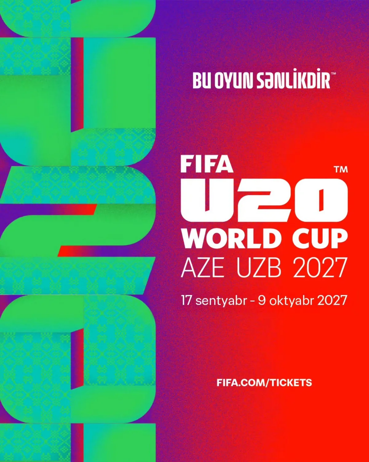 FIFA объявила дату проведения ЧМ U-20, который примут Азербайджан и Узбекистан