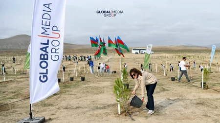 Global Media Groupun təşəbbüsü ilə növbəti ağacəkmə aksiyası keçirilib