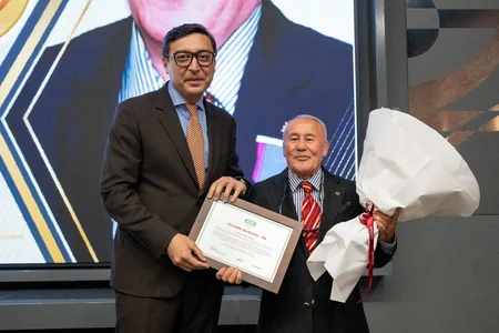 İdman xadimi Firuddin Qurbanovun 80 illik yubileyinə həsr olunmuş təntənəli mərasim keçirilib