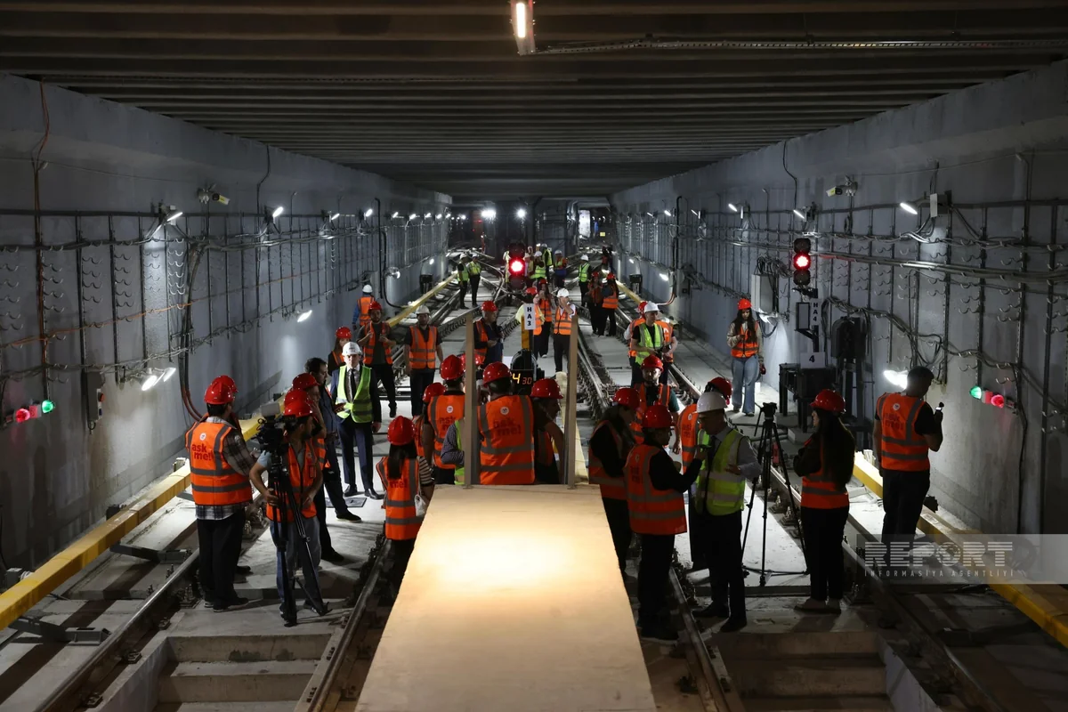 Reconstruction of turnback siding completed at Hazi Aslanov metro station
