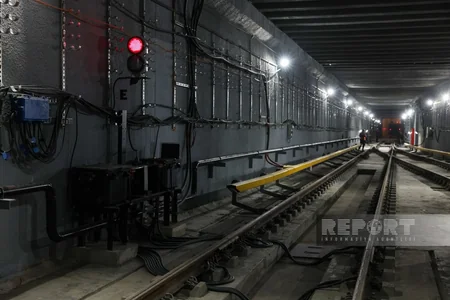 Həzi Aslanov metrostansiyasında dalanın yenidən qurulması yekunlaşıb