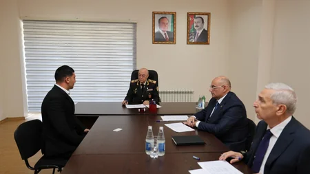 Kəmaləddin Heydərov Qaxda vətəndaşları qəbul edib