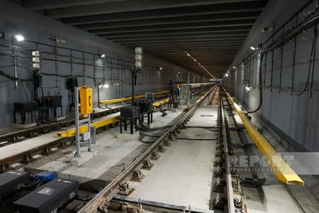 Həzi Aslanov metrostansiyasında dalanın yenidən qurulması yekunlaşıb