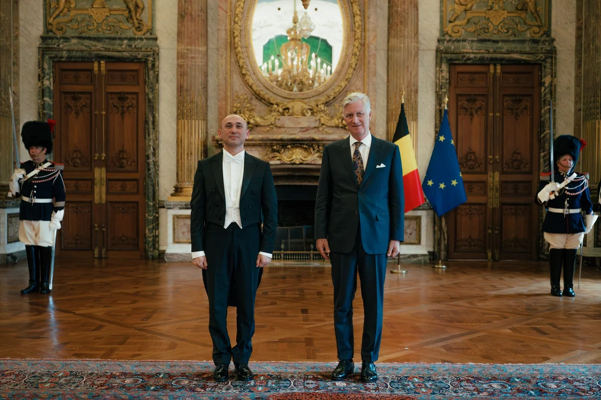 Azerbaijan's Ambassador to Belgium presents credentials to King Philippe