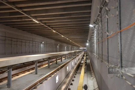 Reconstruction of turnback siding completed at Hazi Aslanov metro station