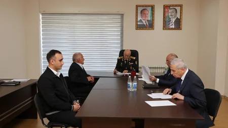 Kəmaləddin Heydərov Qaxda vətəndaşları qəbul edib
