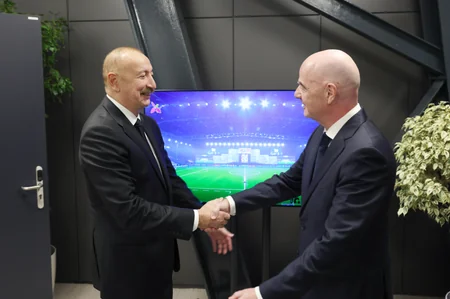 Prezident İlham Əliyev FIFA U-15 dünya çempionatının və festivalının açılış mərasimini izləyib - Yenilənib-2