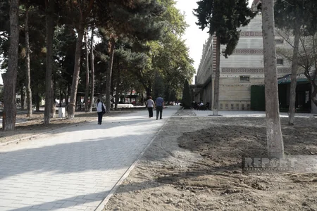 Xaçmazda bir hektardan artıq ərazini əhatə edən park yenidən qurulur