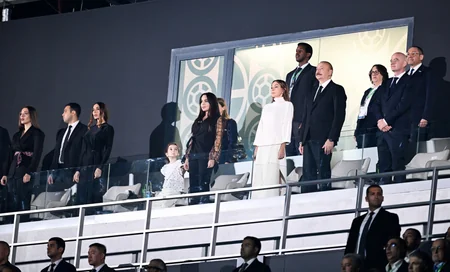 Prezident İlham Əliyev FIFA U-15 dünya çempionatının və festivalının açılış mərasimini izləyib - Yenilənib-2