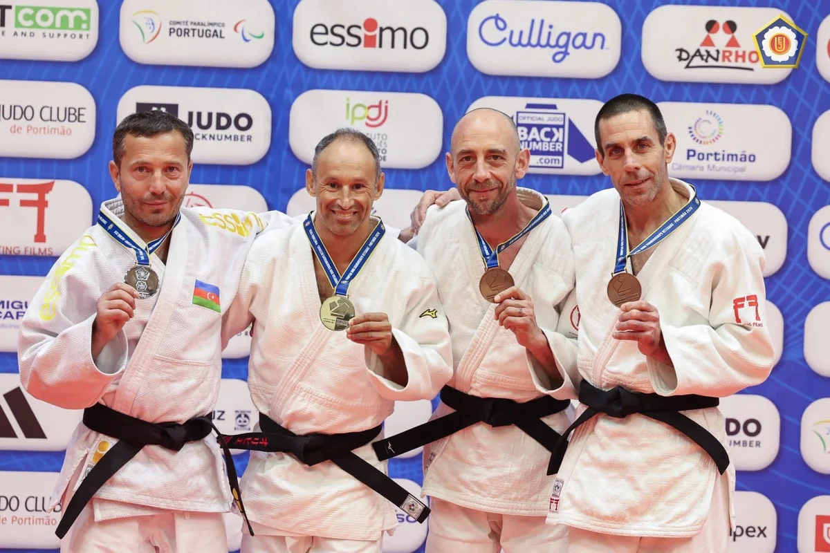 Azərbaycanın veteran cüdoçuları Avropa çempionatında daha iki medal qazanıblar