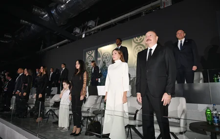 Prezident İlham Əliyev FIFA U-15 dünya çempionatının və festivalının açılış mərasimini izləyib - Yenilənib-2