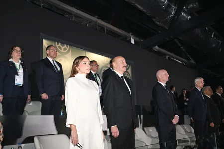 Prezident İlham Əliyev FIFA U-15 dünya çempionatının və festivalının açılış mərasimini izləyib - Yenilənib-2