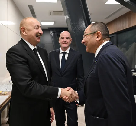 Prezident İlham Əliyev FIFA U-15 dünya çempionatının və festivalının açılış mərasimini izləyib - Yenilənib-2