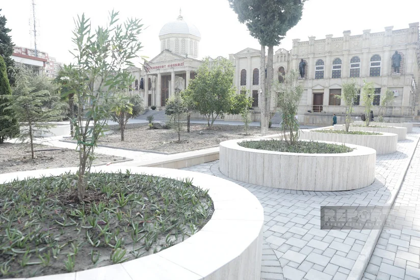 Xaçmazda bir hektardan artıq ərazini əhatə edən park yenidən qurulur