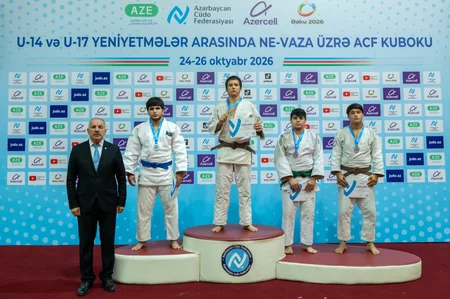U-17 cüdoçuların ne-vaza üzrə ACF Kubokunun ilk qalibləri müəyyənləşib