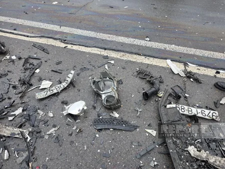 Naxçıvanda iki avtomobil toqquşub, 6 nəfər xəsarət alıb