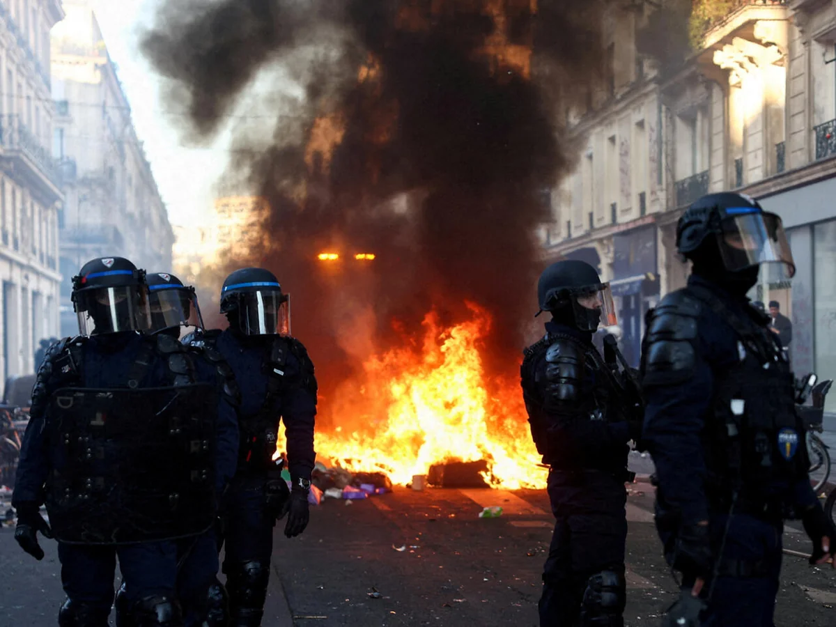 At least 1,300 people arrested in mass weekend protests across France