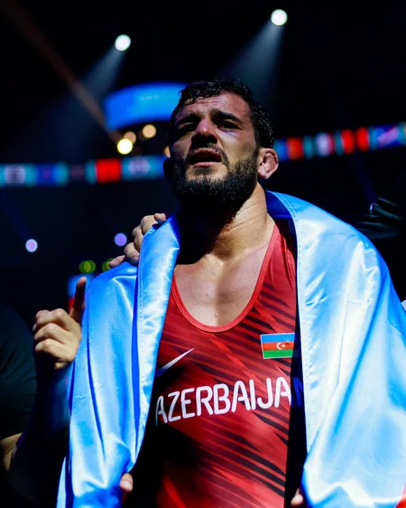 Азербайджанский борец Санан Сулейманов стал чемпионом мира