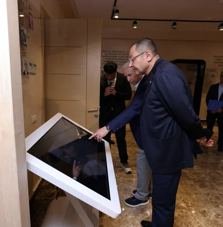 Azərbaycan və Özbəkistanın idman nazirləri Respublika Velotrekində olublar