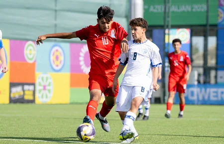 Rövşən Nəcəf və Canni İnfantino U-15 dünya çempionatının oyunlarını izləyiblər