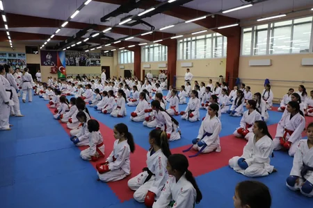 Bakıda 200-dən çox qadın karateçinin iştirakı ilə seminar keçirilib