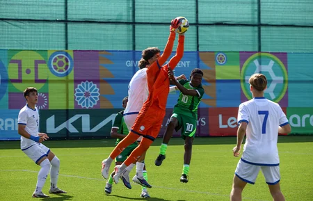 Rövşən Nəcəf və Canni İnfantino U-15 dünya çempionatının oyunlarını izləyiblər