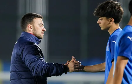 Rövşən Nəcəf və Canni İnfantino U-15 dünya çempionatının oyunlarını izləyiblər