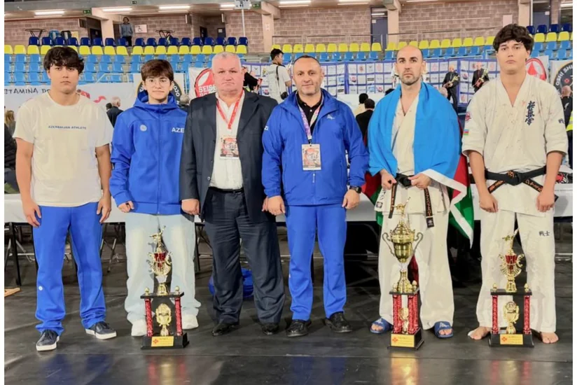 Azərbaycan karateçiləri Belçikada keçirilən Avropa çempionatında üç medal qazanıblar