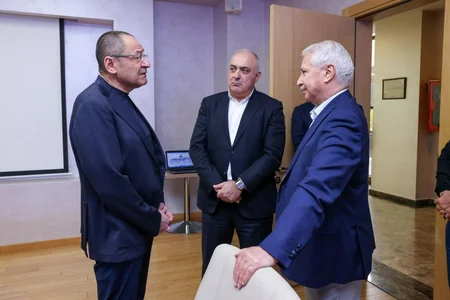 Azərbaycan və Özbəkistanın idman nazirləri Respublika Velotrekində olublar