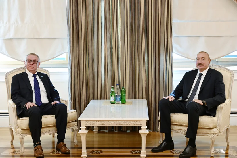 President Ilham Aliyev receives UN Office of Counter-Terrorism representative Alexander Zuev