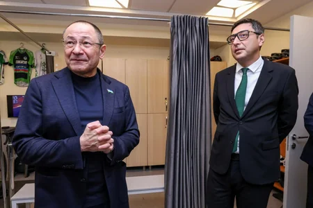 Azərbaycan və Özbəkistanın idman nazirləri Respublika Velotrekində olublar