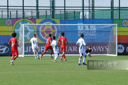 U-15 dünya çempionatı: Azərbaycan millisi İsrail yığmasını məğlub edib