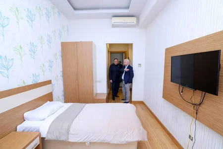 Azərbaycan və Özbəkistanın idman nazirləri Respublika Velotrekində olublar