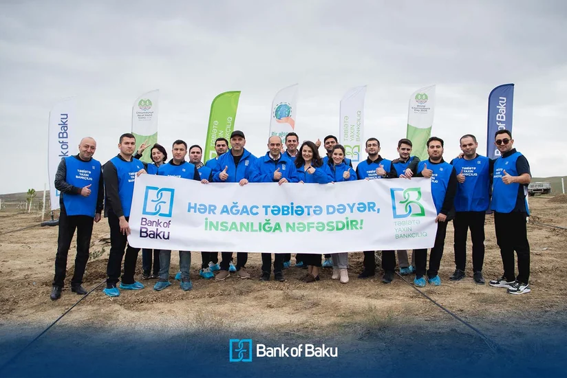 Bank of Baku növbəti ağacəkmə aksiyasını təşkil edib