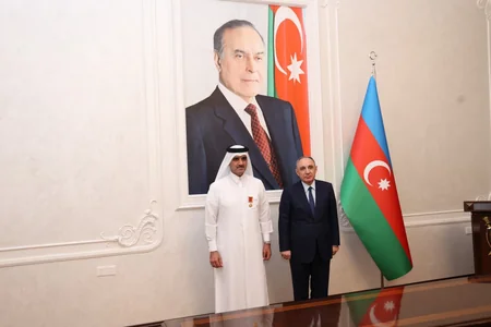 Kamran Əliyev Qətərin İnzibati Nəzarət və Şəffaflıq Orqanının rəhbəri ilə görüşüb