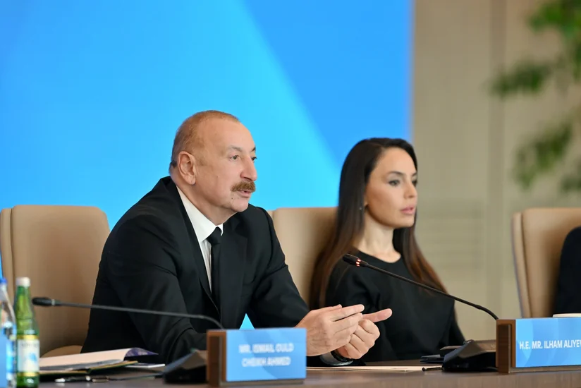 President: Azerbaijan has established strategic partnerships with two superpowers