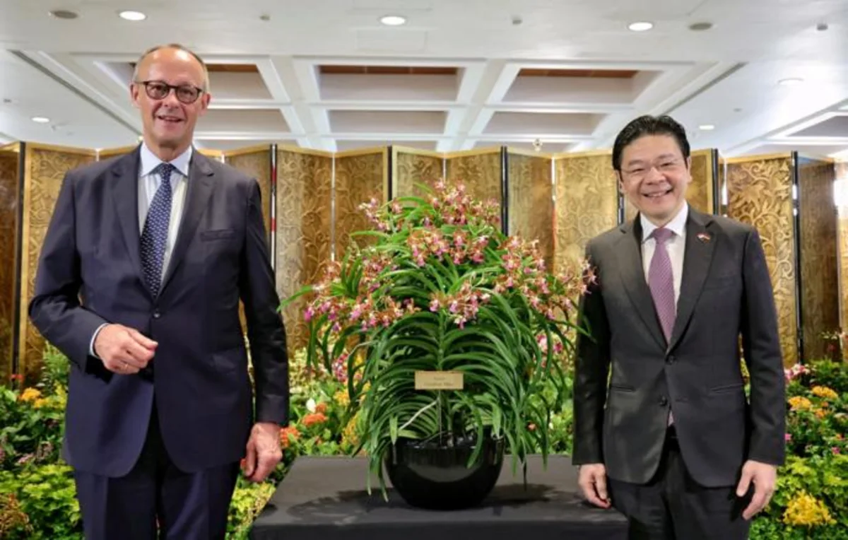 Singapore names new orchid variety after German Chancellor Friedrich Merz