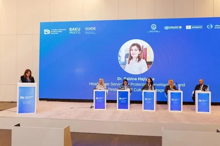 Heydər Əliyev Mərkəzində Muzeylər və irs yerləri mədəniyyətlərarası dialoq məkanları kimi mövzusunda panel müzakirəsi keçirilib