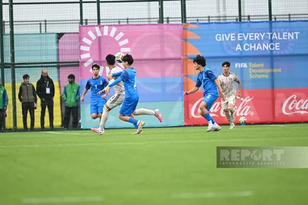 Azərbaycan millisi Bakıda təşkil olunan U-15 dünya çempionatında növbəti matçını keçirib