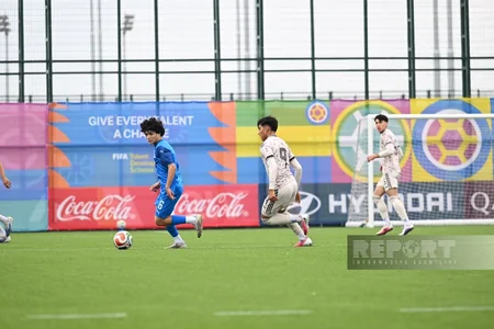Azərbaycan millisi Bakıda təşkil olunan U-15 dünya çempionatında növbəti matçını keçirib