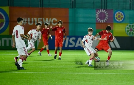 U-15 dünya çempionatı: Azərbaycan millisi Cəbəllütariq yığmasına qalib gəlib