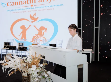 Leyla Aliyeva and Arzu Aliyeva attend concert presented as part of 'Aria of Heaven' project