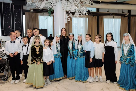 Leyla Aliyeva and Arzu Aliyeva attend concert presented as part of 'Aria of Heaven' project