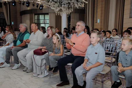 Leyla Aliyeva and Arzu Aliyeva attend concert presented as part of 'Aria of Heaven' project
