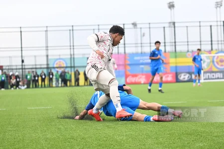 Azərbaycan millisi Bakıda təşkil olunan U-15 dünya çempionatında növbəti matçını keçirib