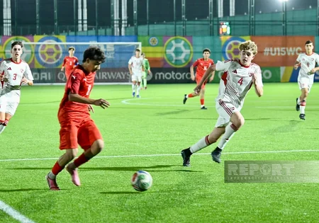U-15 dünya çempionatı: Azərbaycan millisi Cəbəllütariq yığmasına qalib gəlib