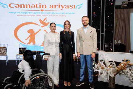 Leyla Aliyeva and Arzu Aliyeva attend concert presented as part of 'Aria of Heaven' project