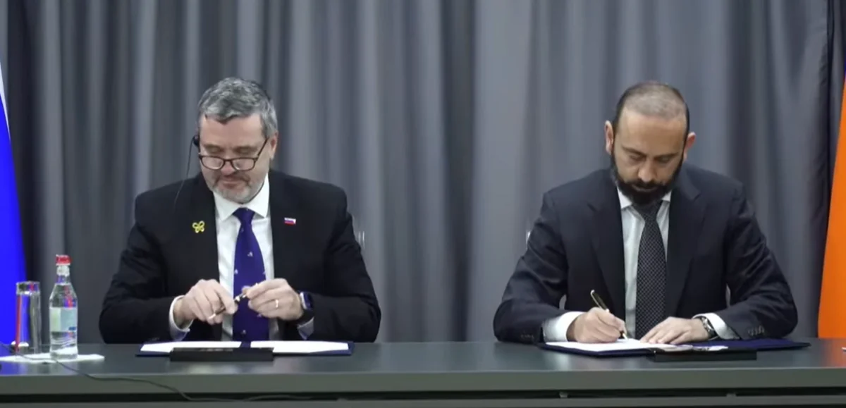 Armenia and Slovenia sign memorandum to expand political dialogue